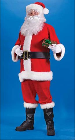 Lycra on sale santa suit