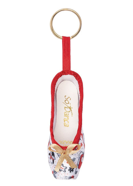 SoDanca Christmas Pointe shoe Keychain – Jazz Ma Tazz Dance & Costume